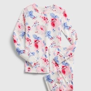 Gap Girls Cozy Floral 2 Piece PJ Set NWT 6 Pajamas Floral Warm Fairy Princess